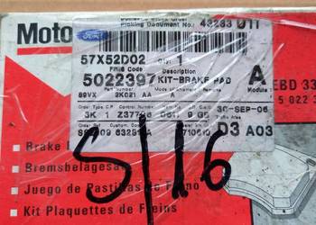 5022397/89VX-2K021-AA EBD 3341 Klocki ham.Transit 85-91