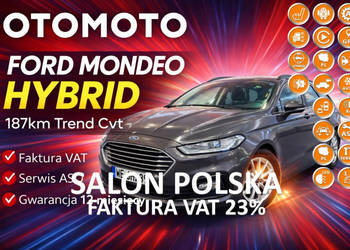 Ford Mondeo Hybrid 23r Salon Polska 1Wł 2.0 Hybrid 187KM Mk5 (2014-)