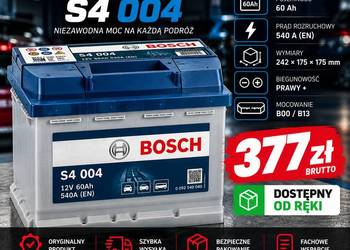 BOSCH S4 004 60Ah 540A – 0 092 S40 040