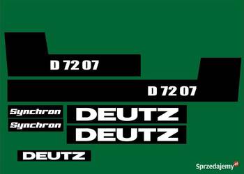 naklejki deutz d 7207