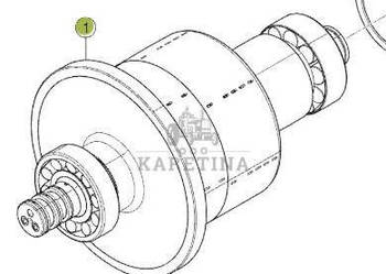 CLAAS Arion 610 660 Wałek Sprzęgła CZĘŚCI 0005887957 00 0588 795 7