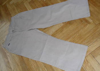 MAXIMOON_BEŻOWE JEANSOWE SPODNIE R.50