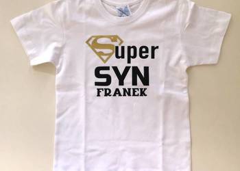 Koszulka dziecięca SUPER SYN FRANEK (104, 3-4 lata)