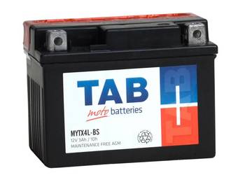 Akumulator motocyklowy TAB YTX4L-BS (MYTX4L-BS) 12V 3Ah 40A
