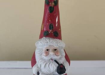 Mikołaj porcelanowy świąteczny dzwonek dekoracja