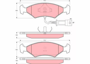 KLOCKI HAM FORD FIESTA IV 95-/KA I 96-/PUMA 97-