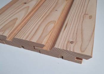 Elewacja romb , deska modrzew