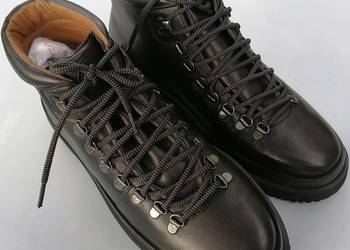 43 GORDON&BROS WALLACE-BT-R1 CZARNE TRZEWIKI MĘSKIE 29CM