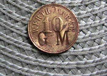 Żeton - Bilon zastępczy o wartości 10 Marek