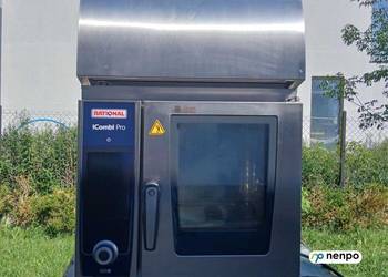 Piec konwekcyjno-parowy RATIONAL iCombi Pro XS z okapem | Generator pary |