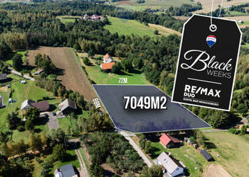 Działka budowlana 70ar media NOWA CENA BLACK WEEKS