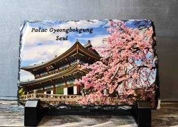 Granitowa ramka ze Zdjęciem Prezent na Rocznicę, Ślub, Chrzest, Komunię Św.