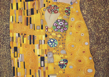 Prezent na wesele Obraz Pocałunek 80x110 cm - Gusta