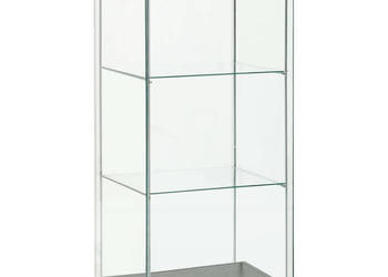 Szafka ze szkła hartowanego czarna WM-322798