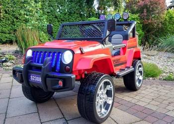 BAWIBUS.PL auto samochód na akumulator JEEP 4x4 buggy dla 2 dzieci