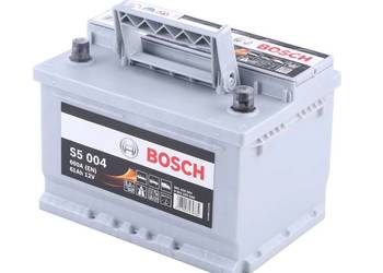 Akumulator 61Ah 600A Bosch S5004 PRAWY PLUS