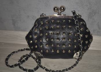 Torebka damska ćwieki łańcuszek