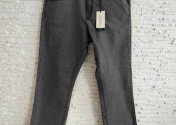 Spodnie damskie jeansy szare XL