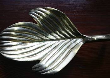 Stara mosiężna patera, popielniczka