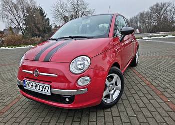 Fiat 500 1.4 benzyna 100km serwosowany panoramadach