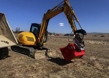 Łyżka przesiewająca PRZESIEWAMY.PL Model 4x105 LS dla maszyn 6-8t kop ład