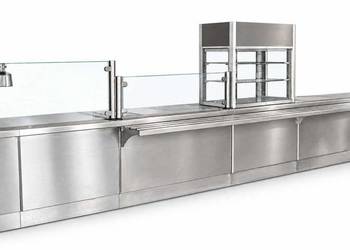 Linia wydawcza DORA METAL 7 m - bemar, chłodnictwo, komplet do bistro