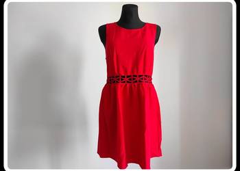H&M czerwona sukienka na lato XL 42