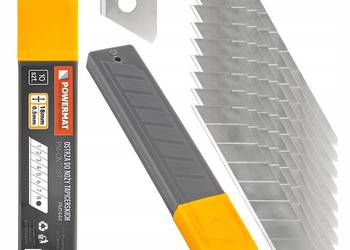 Ostrza wymienne 10 szt. Wkłady zapasowe łamane do noża tapicerskiego