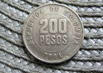Kolumbia 200 Peso 2004r