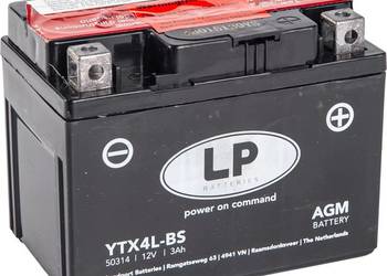 Akumulator motocyklowy Landport YTX4L-BS 12V 3Ah 40A