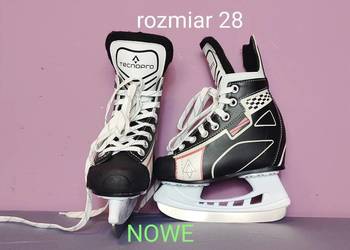 NOWE łyżwy hokejowe TecnoPro dla dzieci - rozmiar 28 - 18,4 cm [#84]