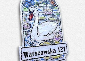 Numer na dom z grafiką.Numery domu,posesji.Tablica adresowa.