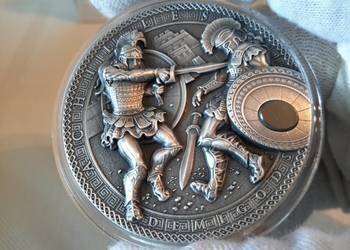 2017 Niue Island 2$ Półbogowie - Achilles i Hektor