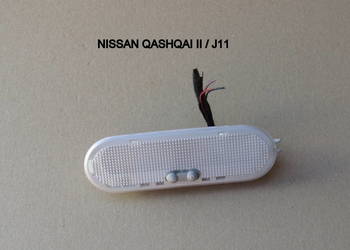 LAMPKA TYLNA OŚWIETLENIA WNĘTRZA NISSAN QASHQAI II , J11,8200074362