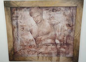 Obraz "Achelous" Richard Franklin kopia stan bdb 130x110 cm!
