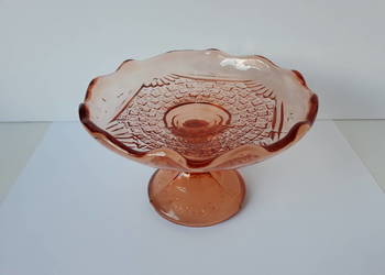 Mini patera / paterka Girlandy (nr.1), (14,7 cm), Ząbkowice szkło PRL