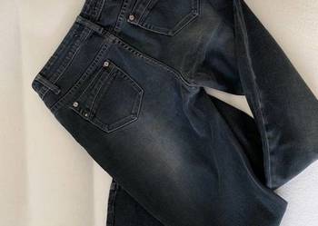 Spodnie damskie jeansy 40 Goodies jeans czarne z przeta