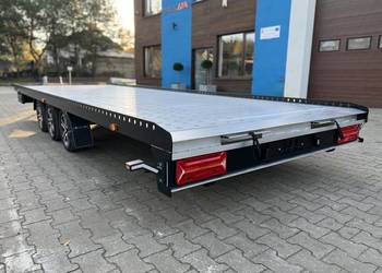 Przyczepa aluminiowa Blackline 6m x 2,1m ( 3 osiowa DMC: 3500 kg )