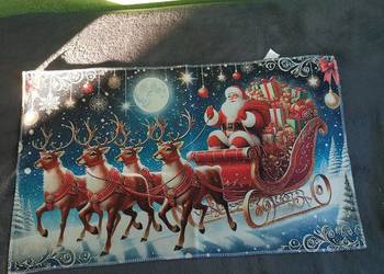 Dywanik z motywem świątecznym 50x70.