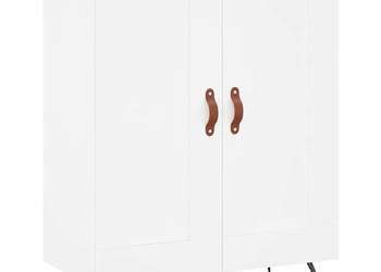 Szafka biała 695x34x90 cm materiał drewnopochodny WM-830164