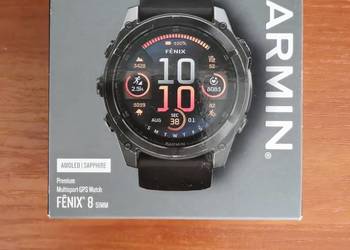 Garmin 8 Amoled Sapphire 51 DLC Titanium