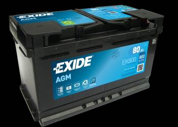 Akumulator 80Ah 800A Exide AGM