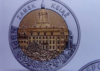 Moneta 5 zł 2021 r. Zamek Książ w Wałbrzychu