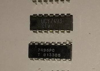 Cyfrowy układ scalony UCY7486, UCY7493, 7496PC, UCY74107.