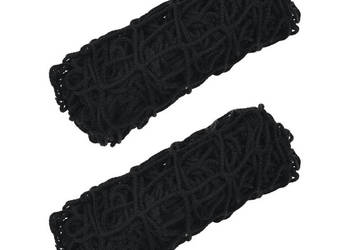 Siatki na siano 2 szt. prostokątne czarne 200x120 cm PP WM-4012306