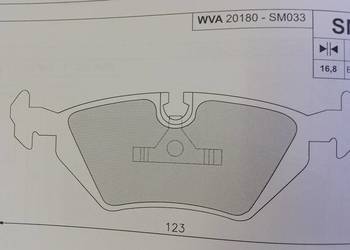Klocki hamulcowe kpl.  BMW 3 (E36), 3 (E46), 5 (