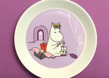 MUMINKI talerzyk Moomin Arabia Finland - PANNA MIGOTKA liliowa MUMINKI talerzyk Moomin Arabia Finland - PANNA MIGOTKA liliowa