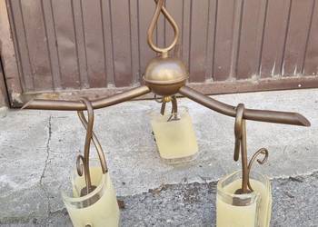 Żyrandol retro 3-ramienny vintage 145 zł