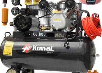 Kompresor 2 tłokowy 100L 12 bar 500L/min