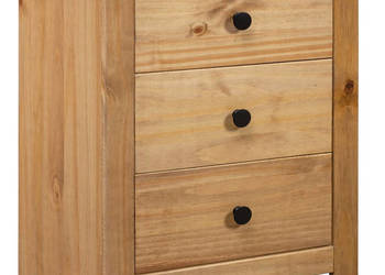 Szafka nocna 46 x 40 x 57 cm drewno sosnowe seria Panama WM-282652